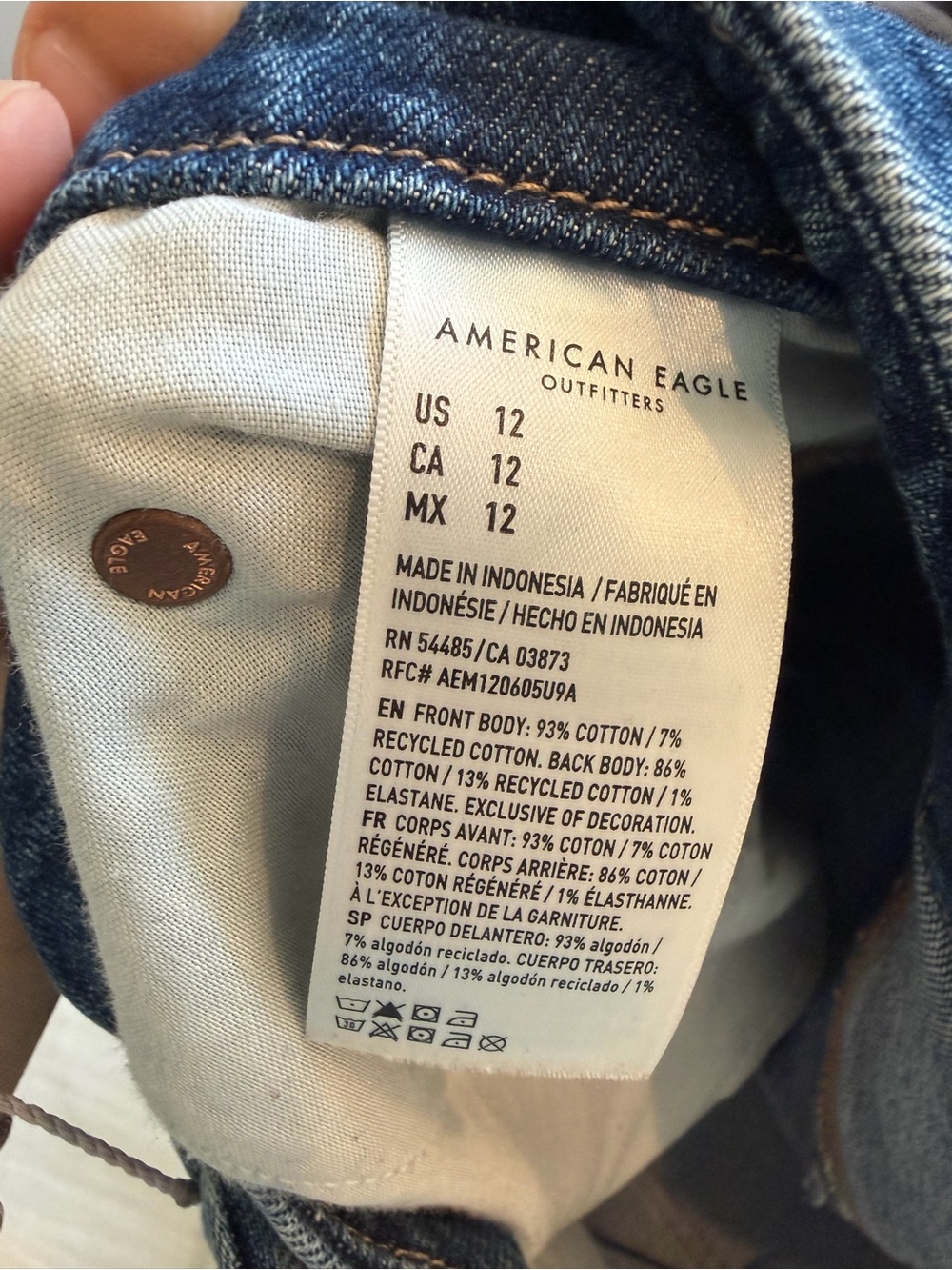Women’s American eagle jean short size 12 (Curvy)